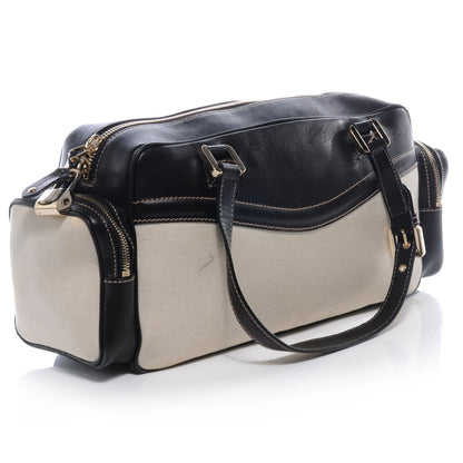 Gucci Canvas Crest Tote Black 3 of 8