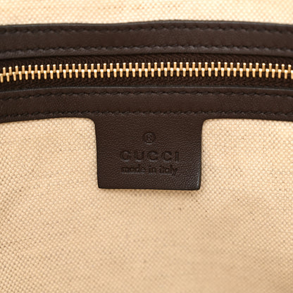 Gucci Guccissima Small Lovely Heart Messenger  Dark Brown 6 of 15