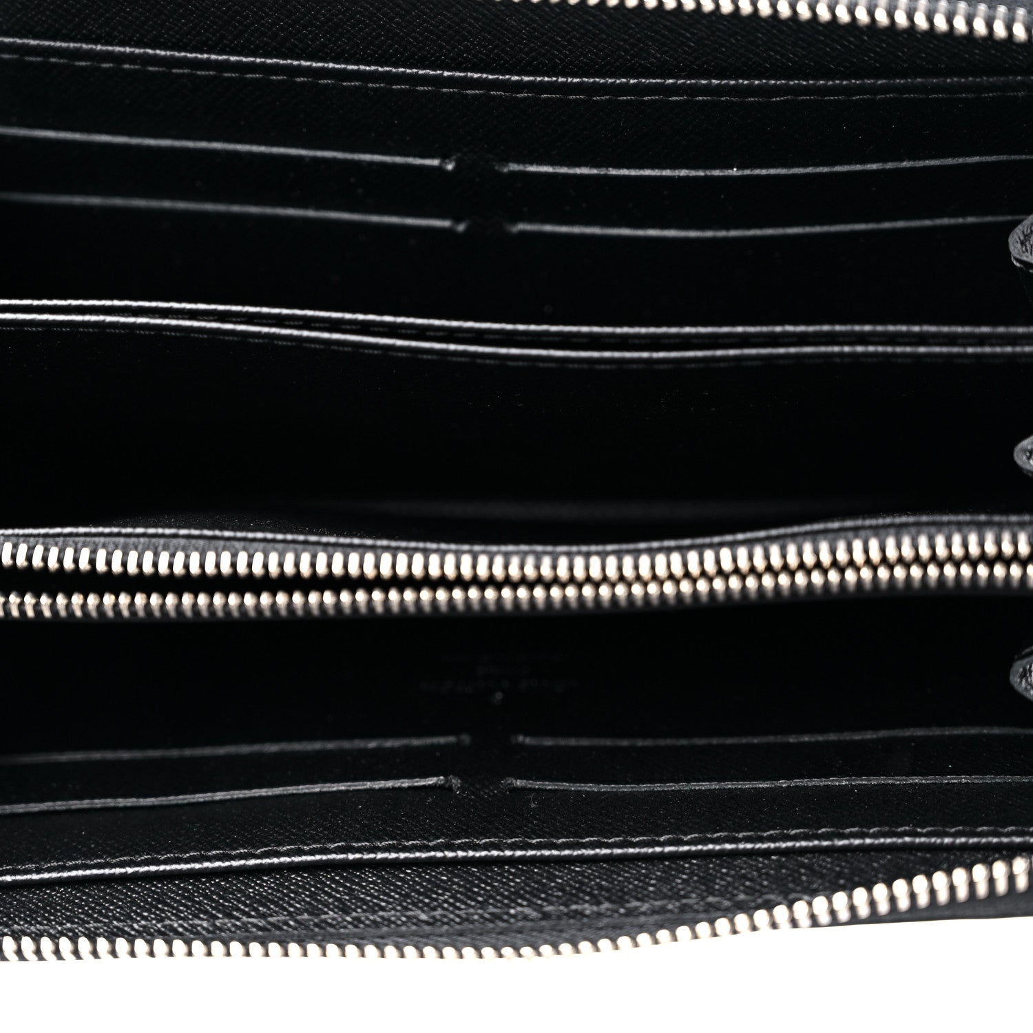 Louis Vuitton Epi Zippy Wallet Black 11 of 12