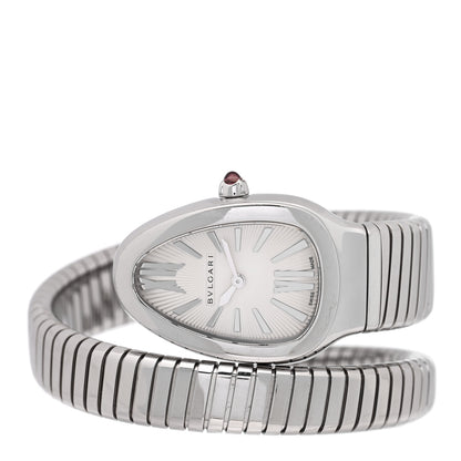 Bulgari Stainless Steel 35mm Serpenti Tubogas Quartz Watch 2 of 5