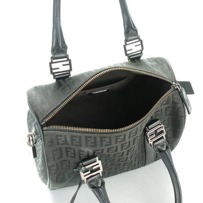 Fendi Zucchino Vitello Small Boston Black 5 of 7