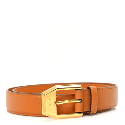 Gucci Selleria Calfskin 30mm Belt 80 32 Cognac 1 of 4