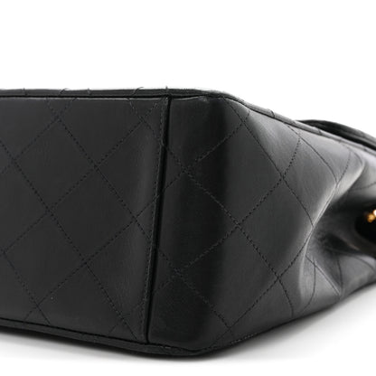Chanel Lambskin Quilted XL Jumbo Single Flap Black 11 of 11