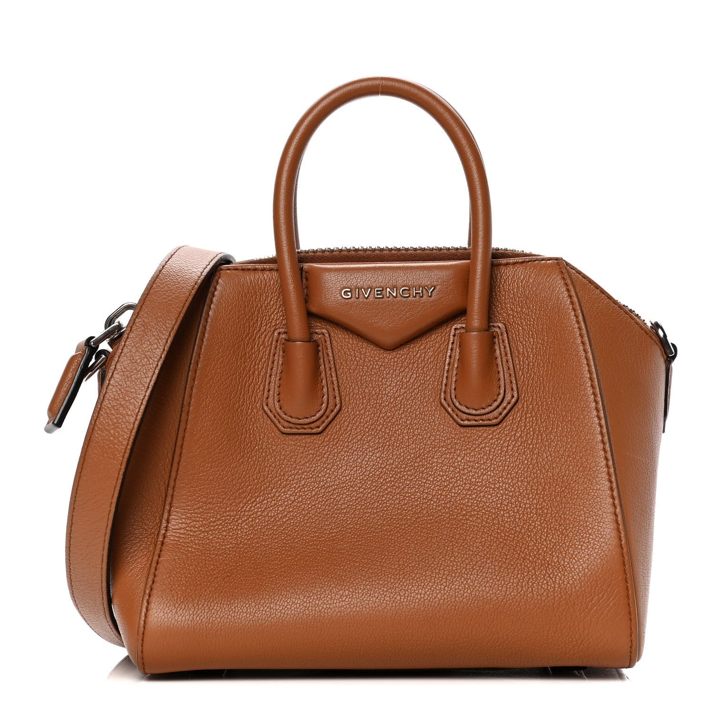 Sugar Goatskin Mini Antigona Caramel
