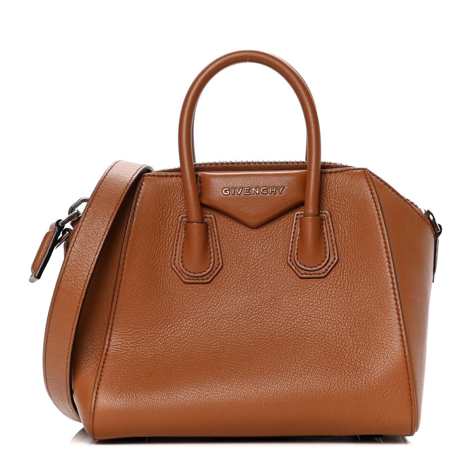 Givenchy Sugar Goatskin Mini Antigona Caramel 1 of 8