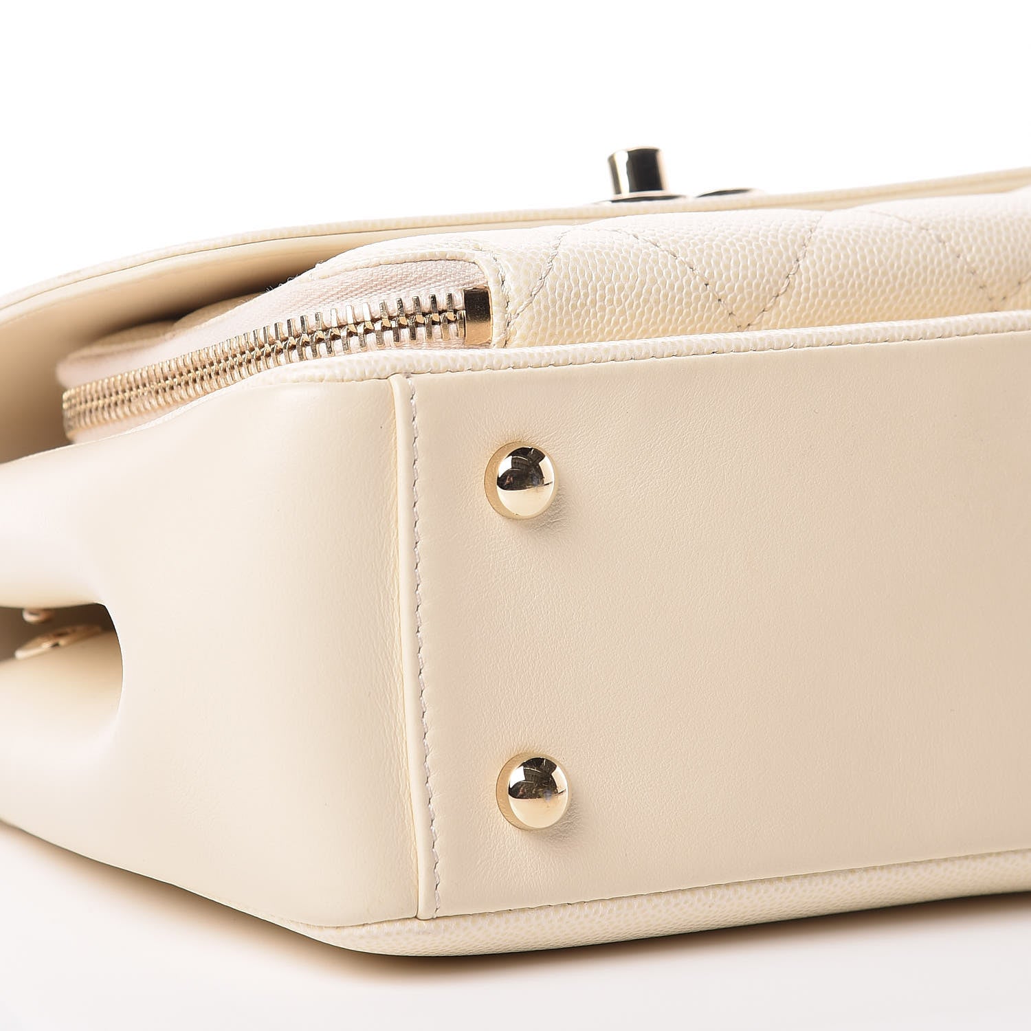 Chanel Caviar Quilted Small Business Affinity Flap White 9 of 9