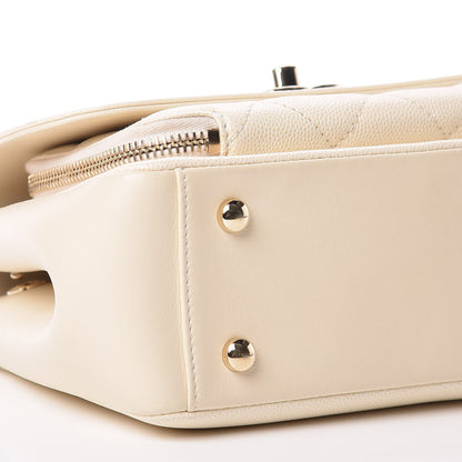 Chanel Caviar Quilted Small Business Affinity Flap White 9 of 9