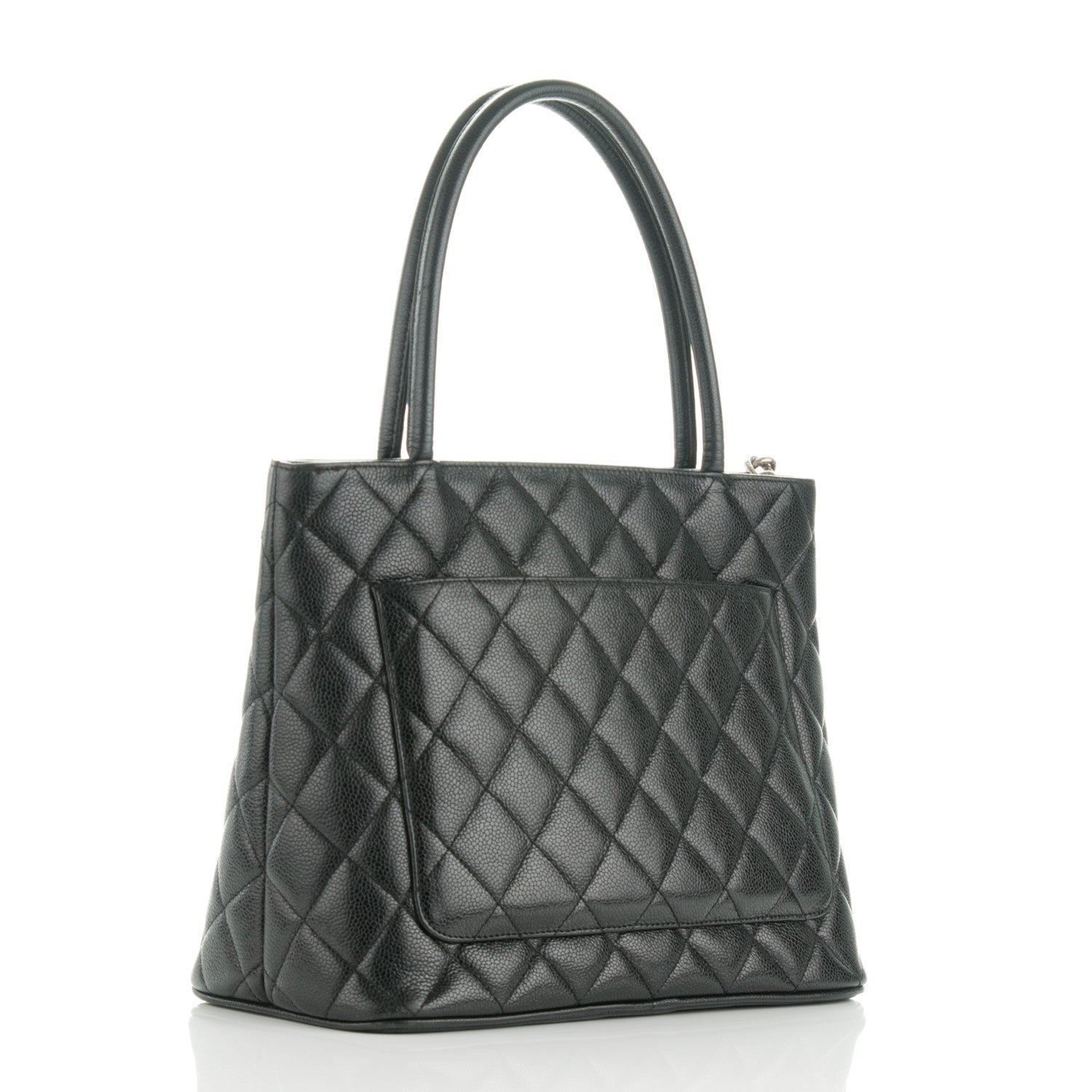 Chanel Caviar Quilted Medallion Tote Black 3 of 8