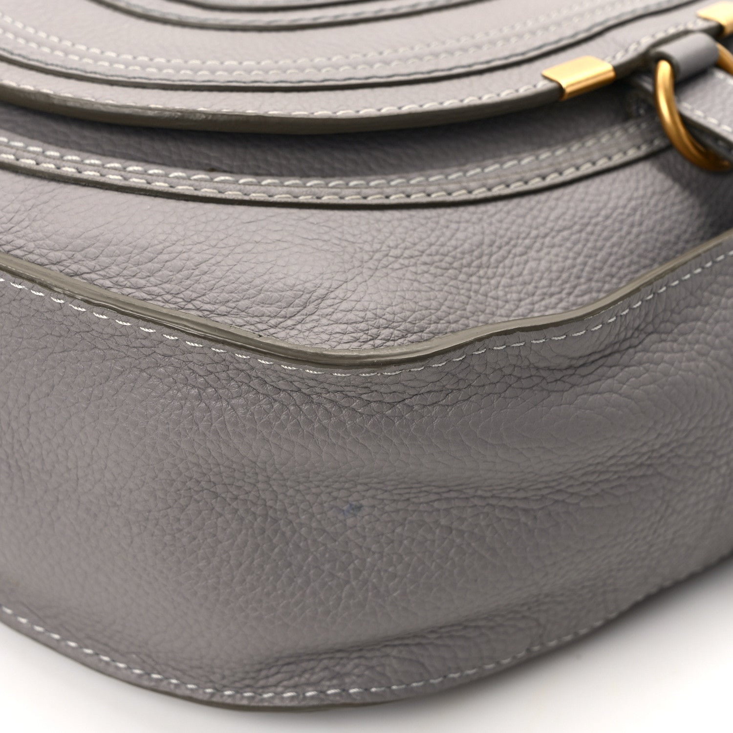 Chloe Calfskin Medium Marcie Satchel Cashmere Grey 11 of 14