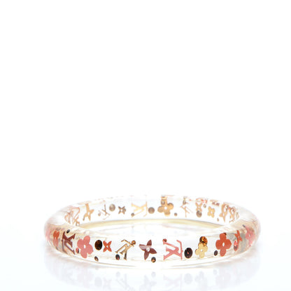 Louis Vuitton Resin Swarovski Medium Inclusion Bracelet PM Tangerine 1 of 5