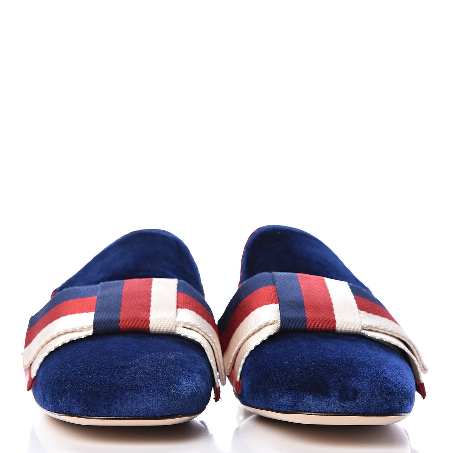 Velvet Crystal Sylvie Bow Mules 39 Cobalt Blue
