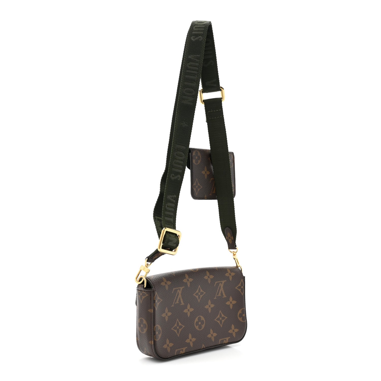Louis Vuitton Monogram Felicie Strap & Go Kaki 3 of 10