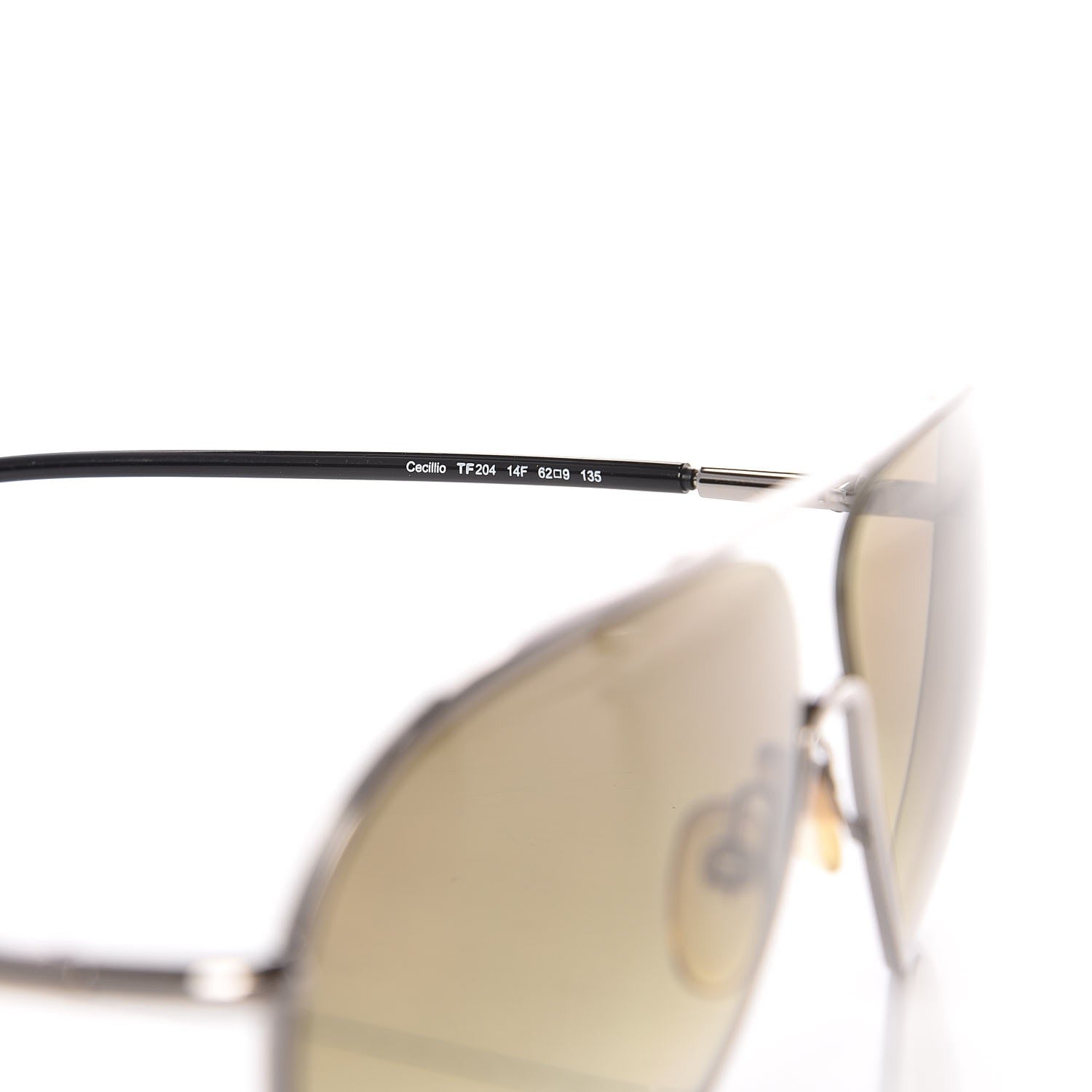 Tom Ford Cecillio Aviator Sunglasses TF204 Black 6 of 8