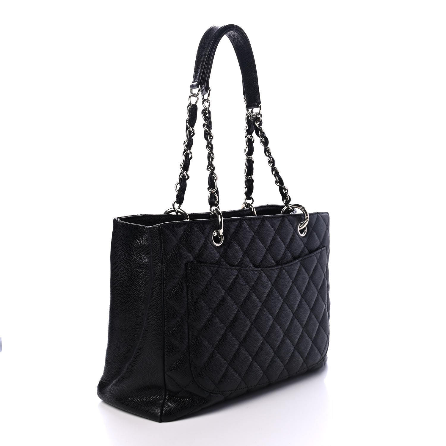 Chanel Caviar Quilted Grand Shopping Tote GST Black 2 of 4