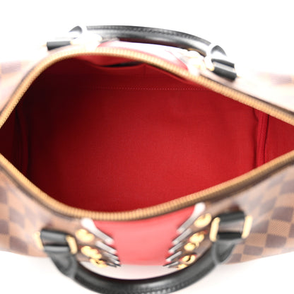 Louis Vuitton Damier Ebene Karakoram Speedy Bandouliere 30 5 of 12