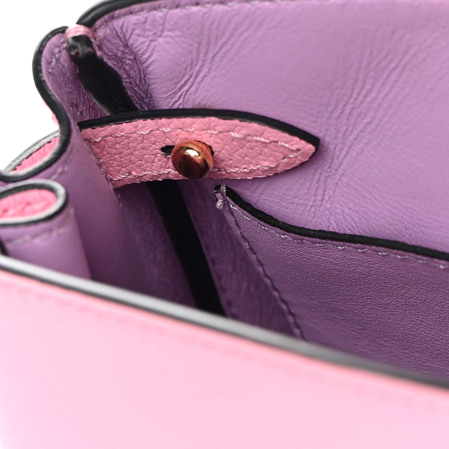 Grained Calfskin Small La Medusa Top Handle Bag Pink