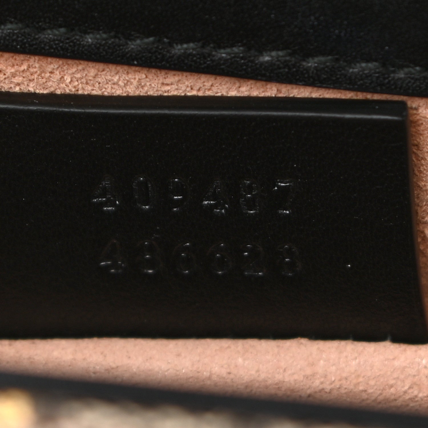 Gucci GG Supreme Monogram Bees Small Padlock Shoulder Bag Black 7 of 10