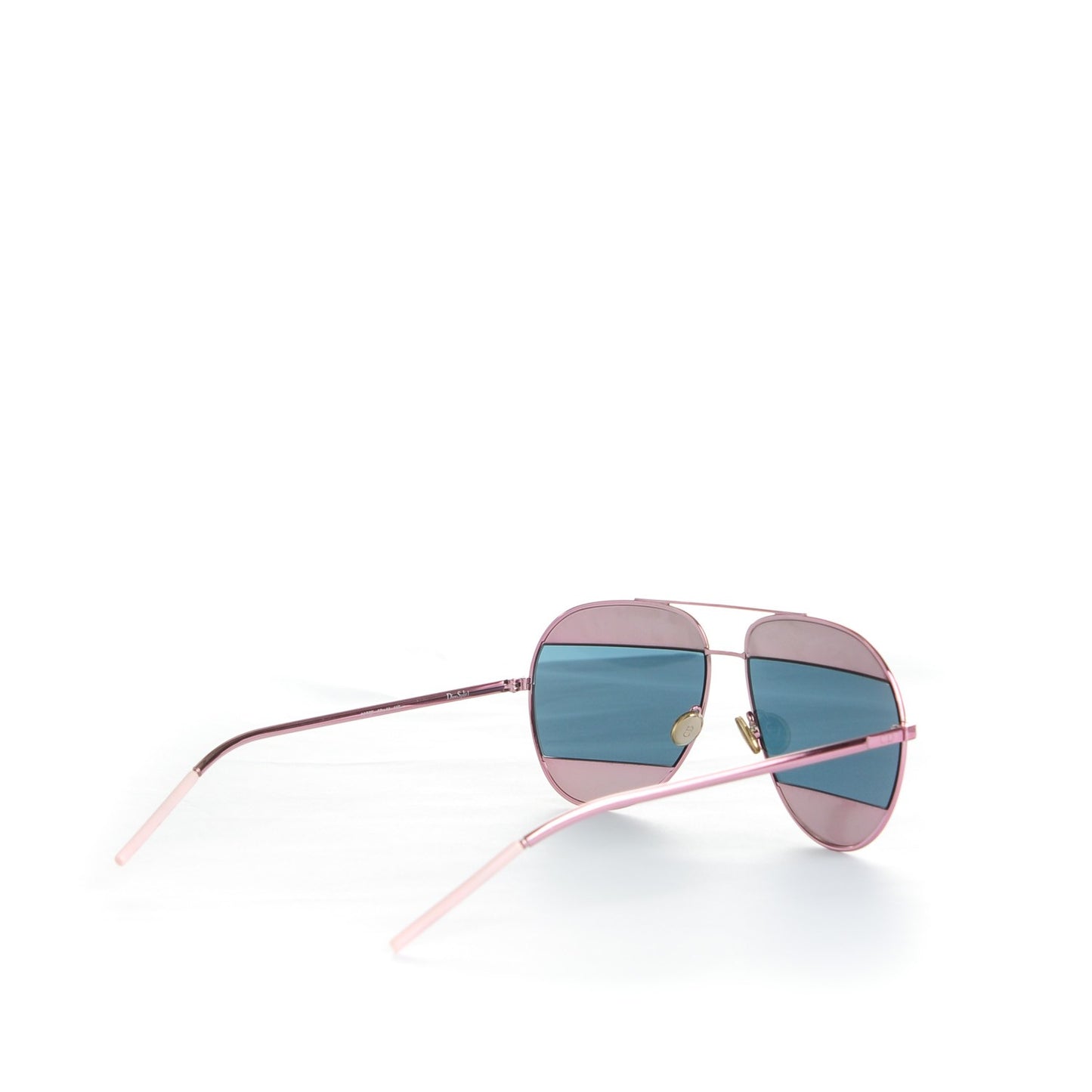 Split 1 Aviator Sunglasses Pink Blue