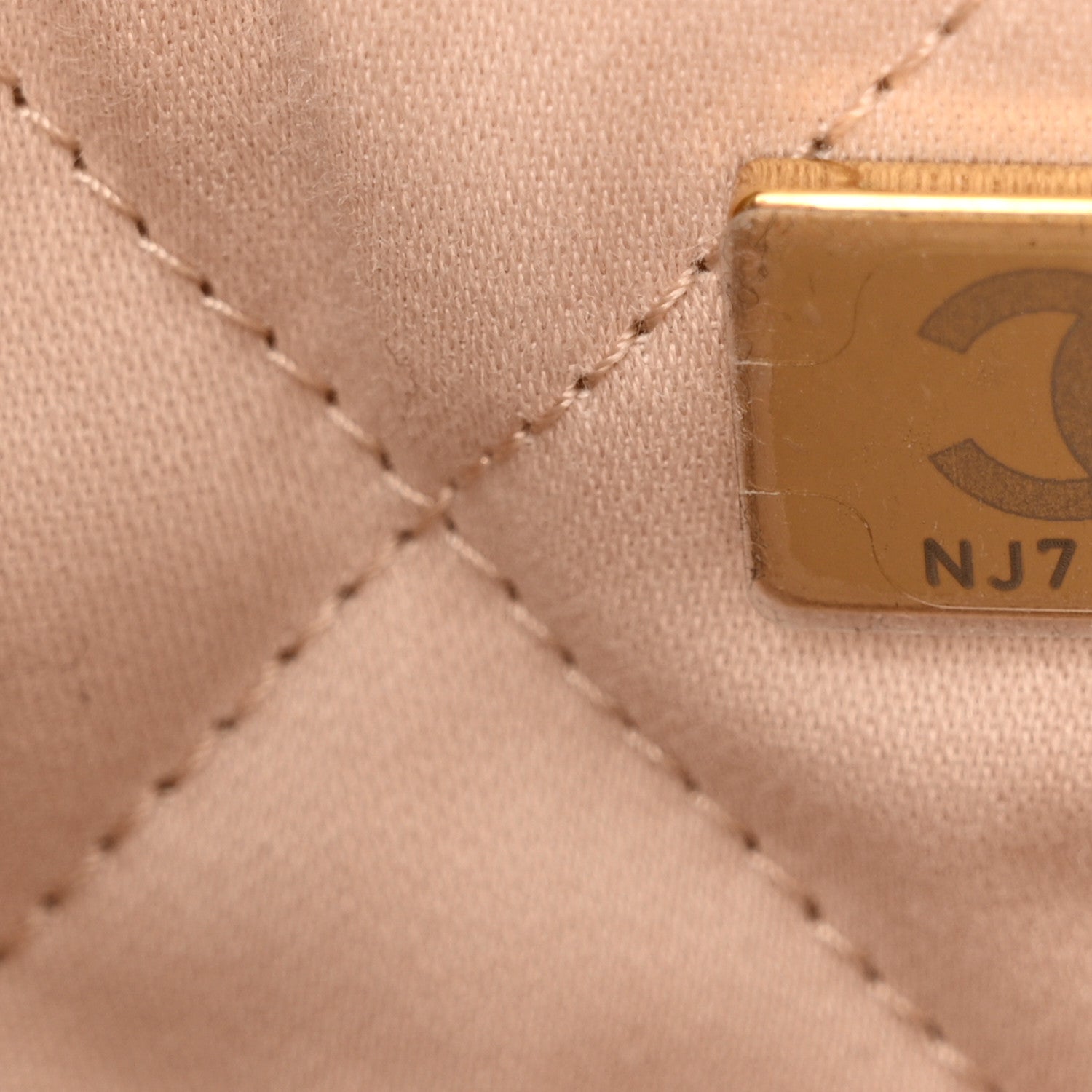 Chanel Pearly Shaded Calfskin Quilted Mini Chanel 22 Ecru Golden 7 of 10