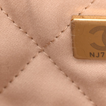 Chanel Pearly Shaded Calfskin Quilted Mini Chanel 22 Ecru Golden 7 of 10