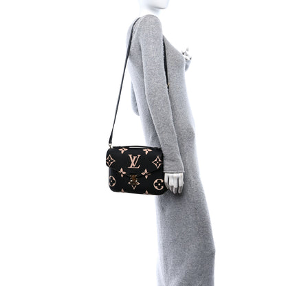 Louis Vuitton Empreinte Monogram Giant Pochette Metis Black Beige 2 of 9