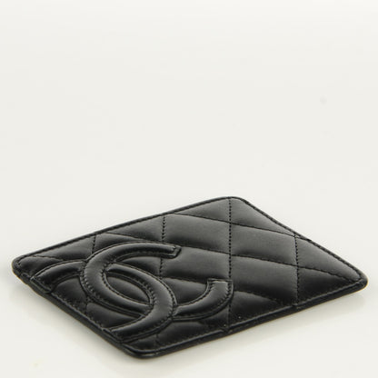 Chanel Calfskin Quilted Cambon Card Holder Black 4 of 7