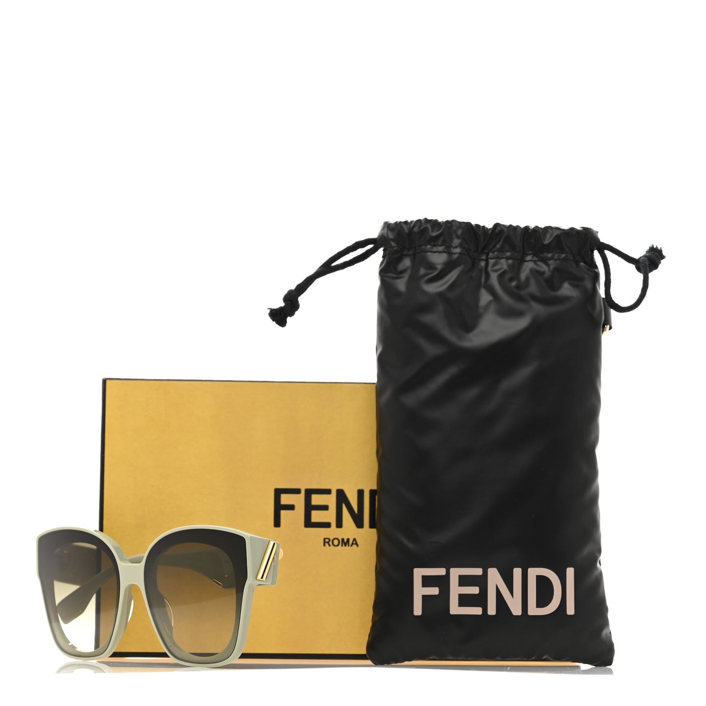 Acetate Sunglasses FE40098I Light Green