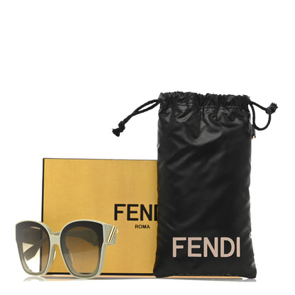 Fendi Acetate Sunglasses FE40098I Light Green 7 of 7