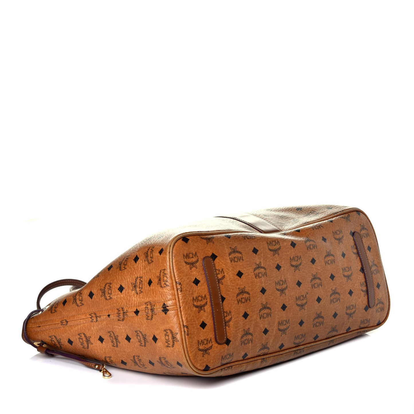 Visetos Large Liz Reversible Shopper Tote Cognac