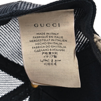 Gucci GG Supreme Monogram Bee Print Baseball Hat M Beige 5 of 6