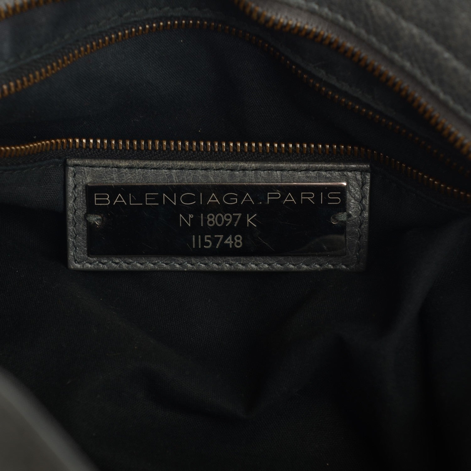Balenciaga Agneau Classic Hardware City Gris Tarmac 6 of 8