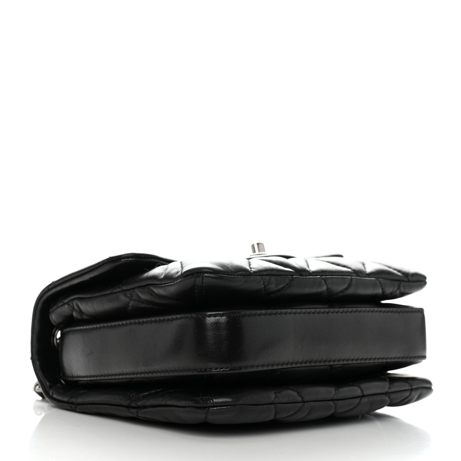Chanel Lambskin Quilted Mini Chanel 3 Flap Black 4 of 11