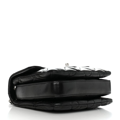 Chanel Lambskin Quilted Mini Chanel 3 Flap Black 4 of 11