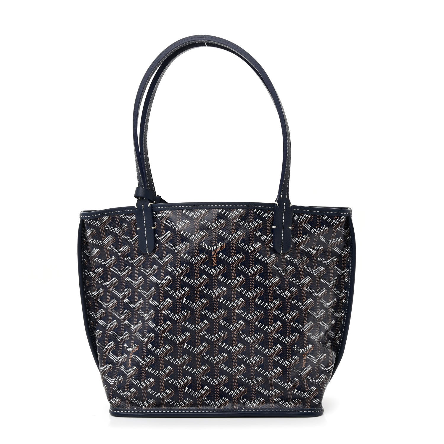 Goyard Goyardine Reversible Mini Anjou Navy 1 of 18