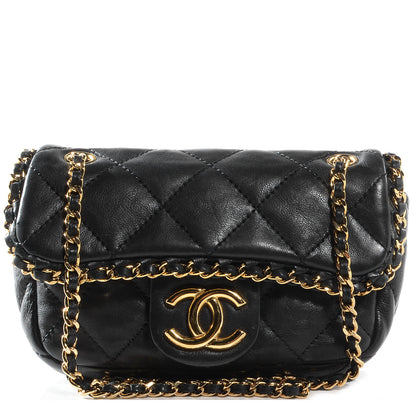 Chanel Calfskin Mini Chain Me Flap Black 1 of 7
