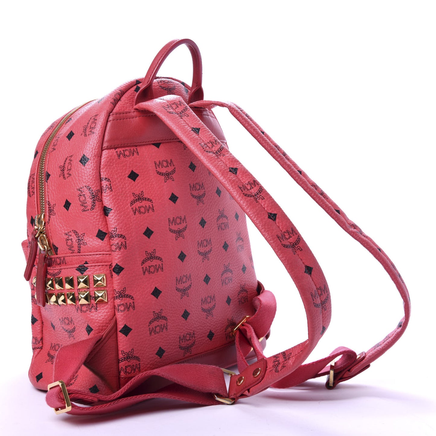 Visetos Side Stud Small Stark Backpack Corail