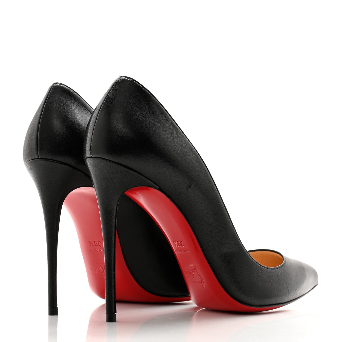 Shiny Nappa Pigalle Follies 100 Pumps 39.5 Black