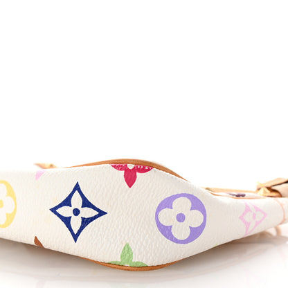 Louis Vuitton Monogram Multicolor Pochette Accessories White 9 of 9