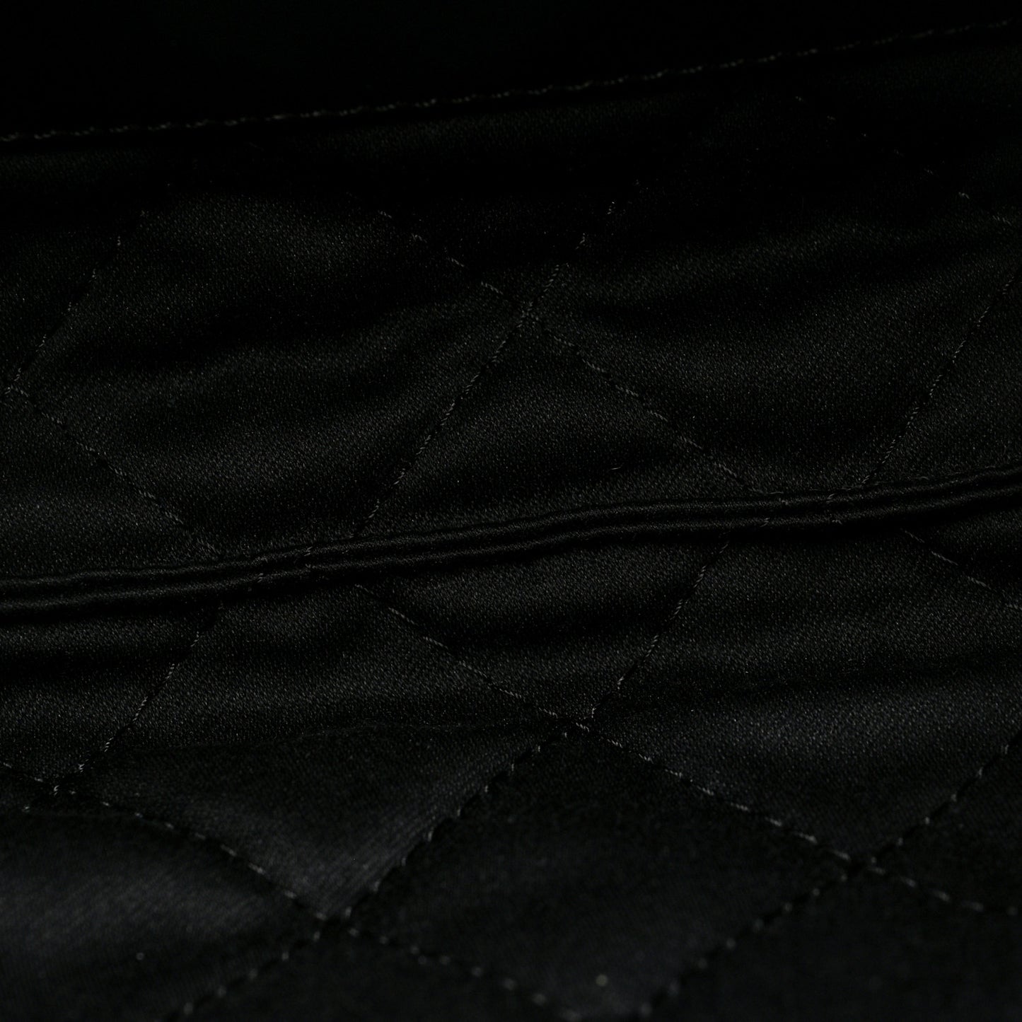 Shiny Calfskin Quilted Mini Chanel 22 Black