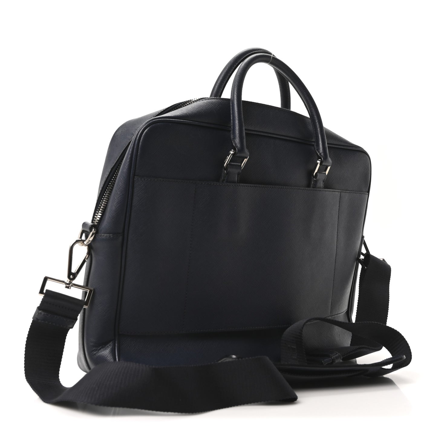 Saffiano Travel Briefcase Bluette