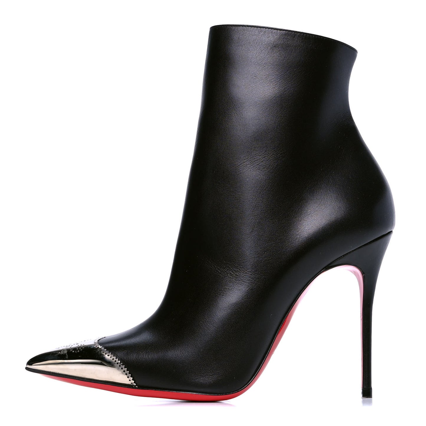 Calfskin Calamijane Booty 100 Ankle Boots 37 Black