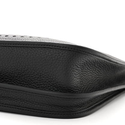 Hermes Taurillon Clemence Evelyne III PM Black 10 of 11