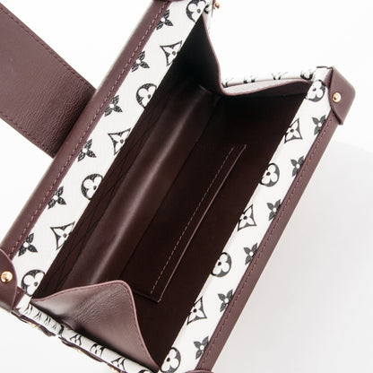 Louis Vuitton Monogram Petite Malle Black White 5 of 6