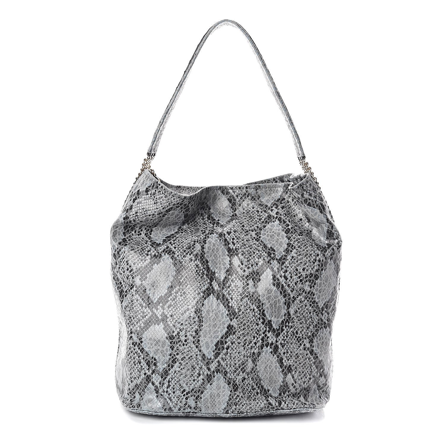 Stella McCartney Faux Python Bailey Boo Hobo Blue 1 of 9