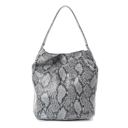 Stella McCartney Faux Python Bailey Boo Hobo Blue 1 of 9