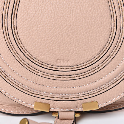 Chloe Calfskin Mini Marcie Round Crossbody Bag Blush Nude 8 of 10
