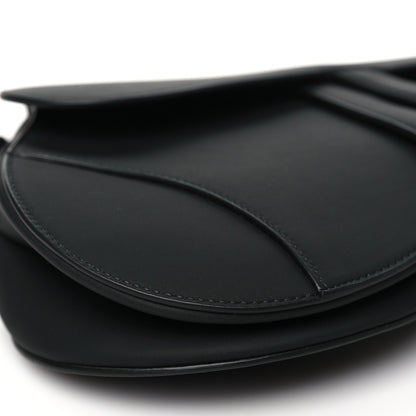 Christian Dior Ultra Matte Calfskin Saddle Bag Black 9 of 10