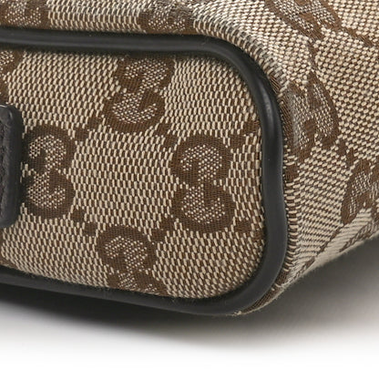 Gucci Monogram Belt Bag Dark Brown 9 of 10