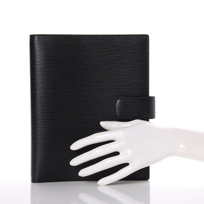 Louis Vuitton Epi Large Ring Agenda Black 2 of 6
