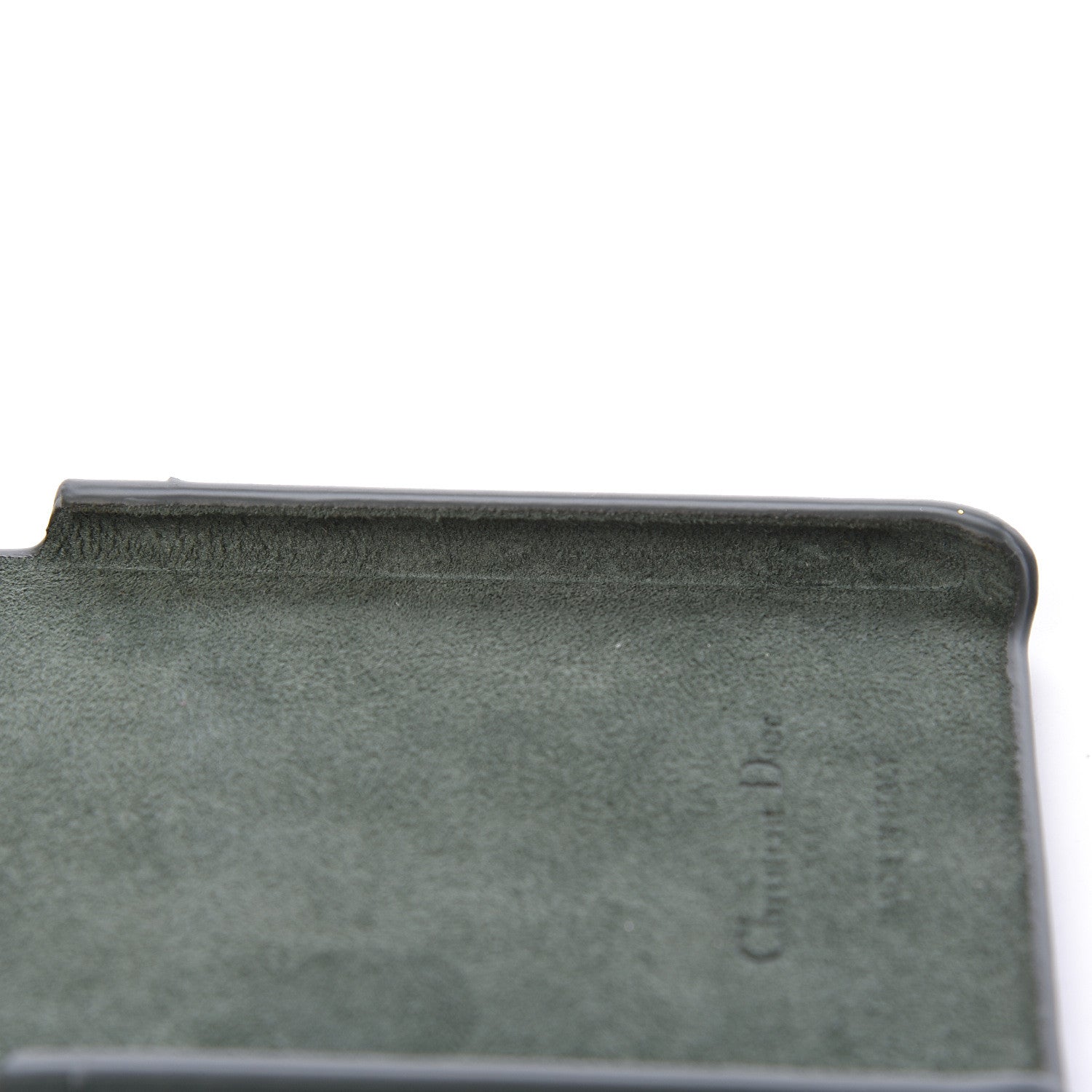 Christian Dior Lambskin Cannage Lady Dior Tech iPhone X XS Case Green 8 of 9